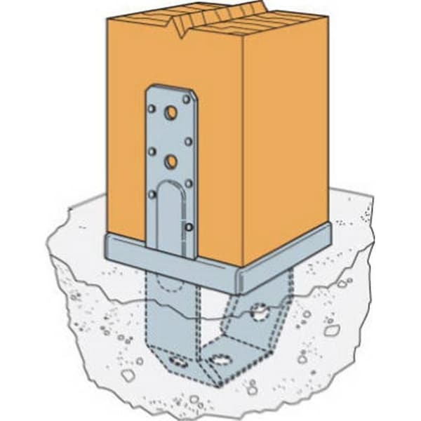 Simpson Strong Tie PBS66-WEST 6 x 6 Stand Off Post Base